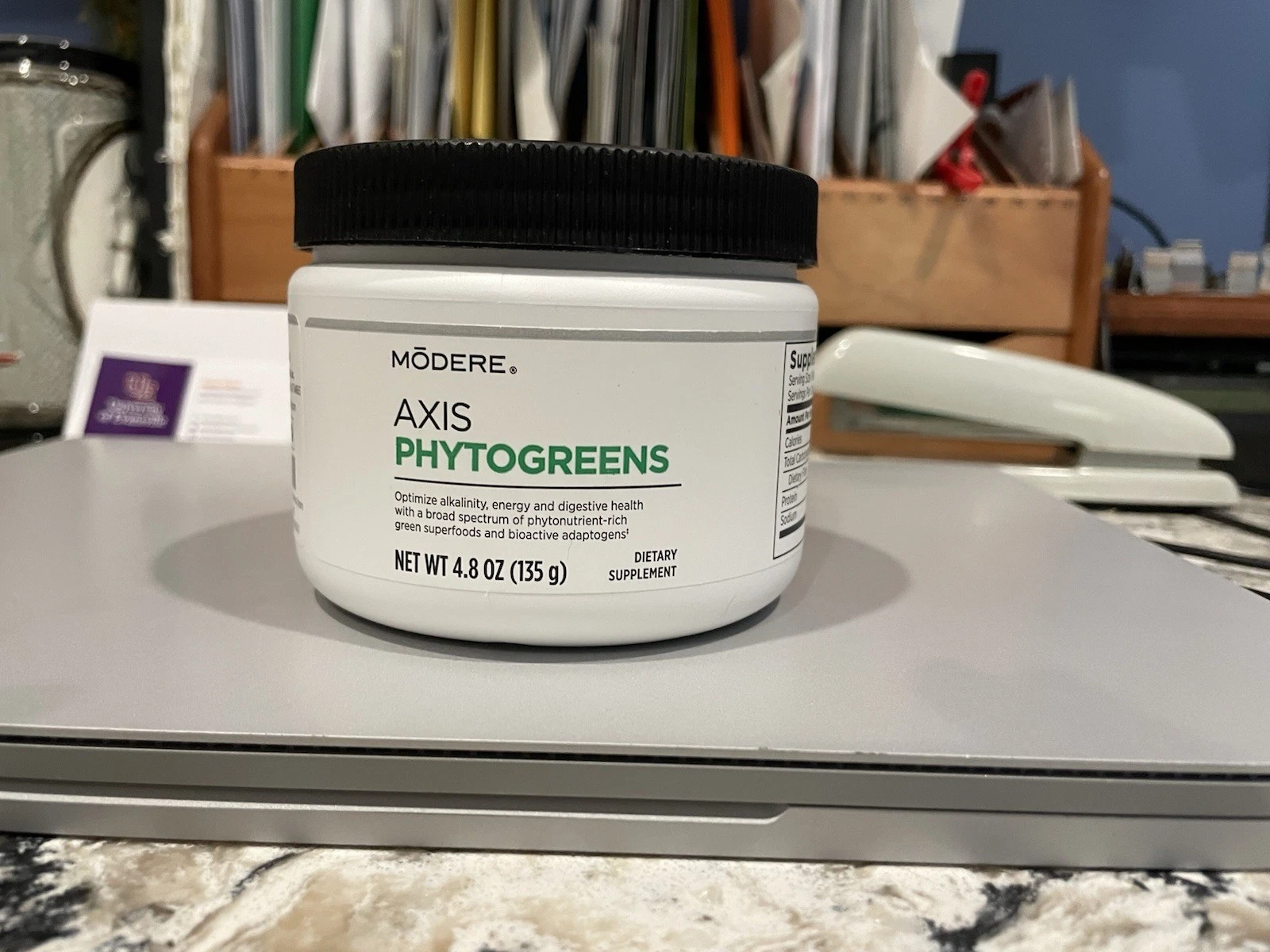 New Modere Axis Phytogreens 4.8 Oz(135g).