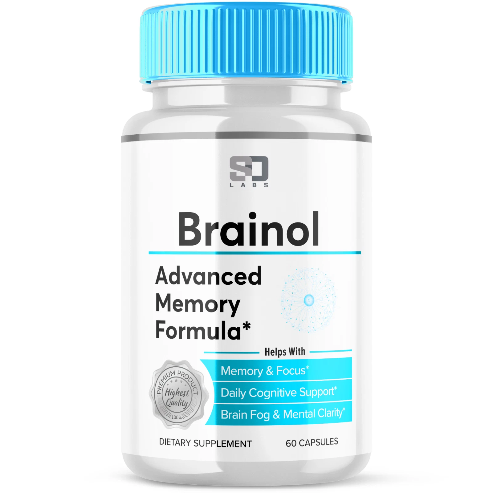 Brainol Advanced Memory & Focus: Supports clarity and concentration (1 Pack)