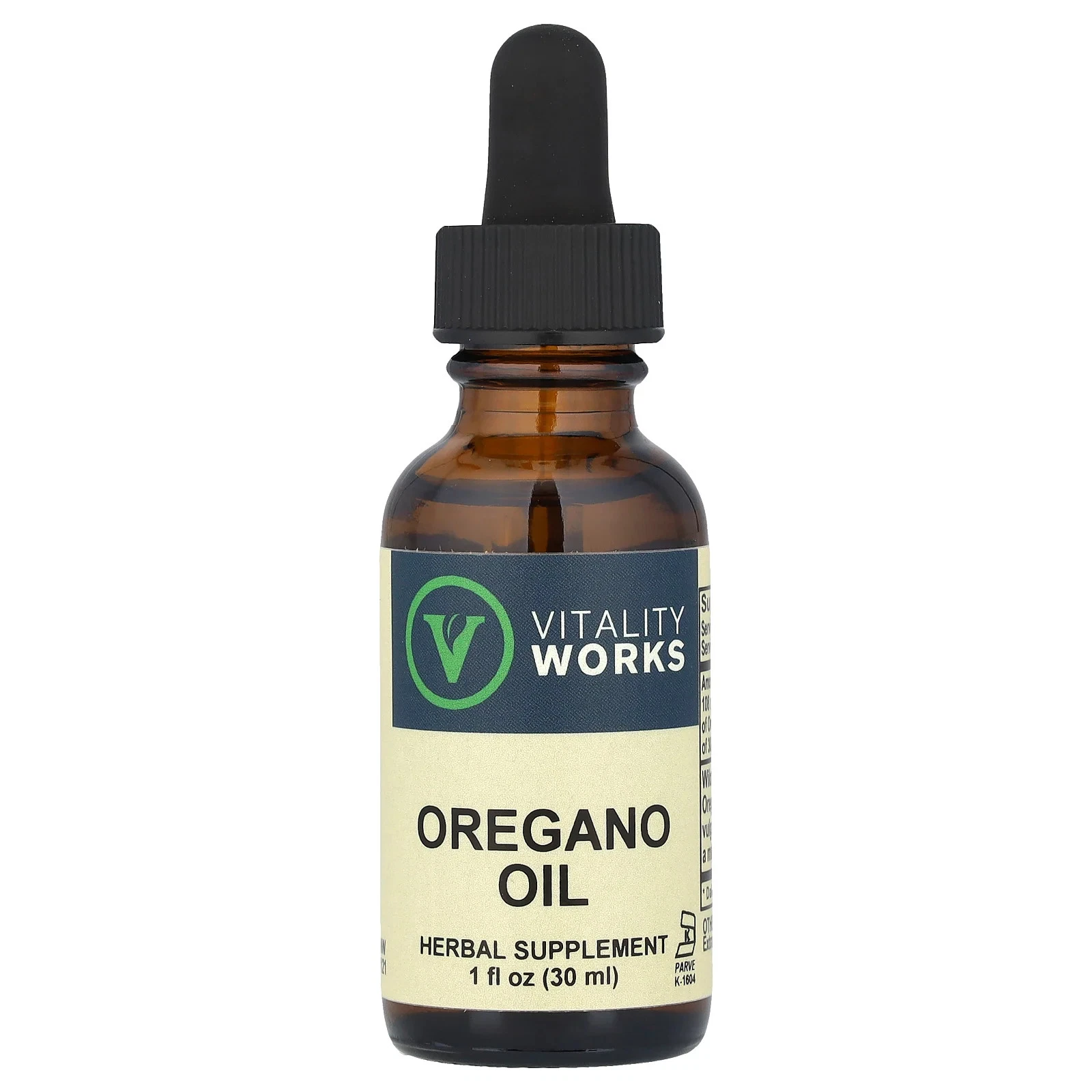 Vitality Works Oregano Oil 1 fl oz 30 ml Kosher