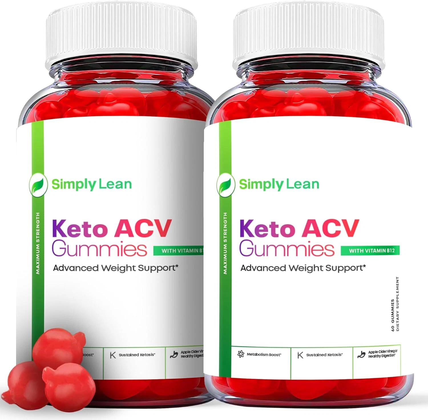 Simply Lean Keto Gummies- Simply Lean ACV Gummys For Weight Loss OFFICIAL -2Pack