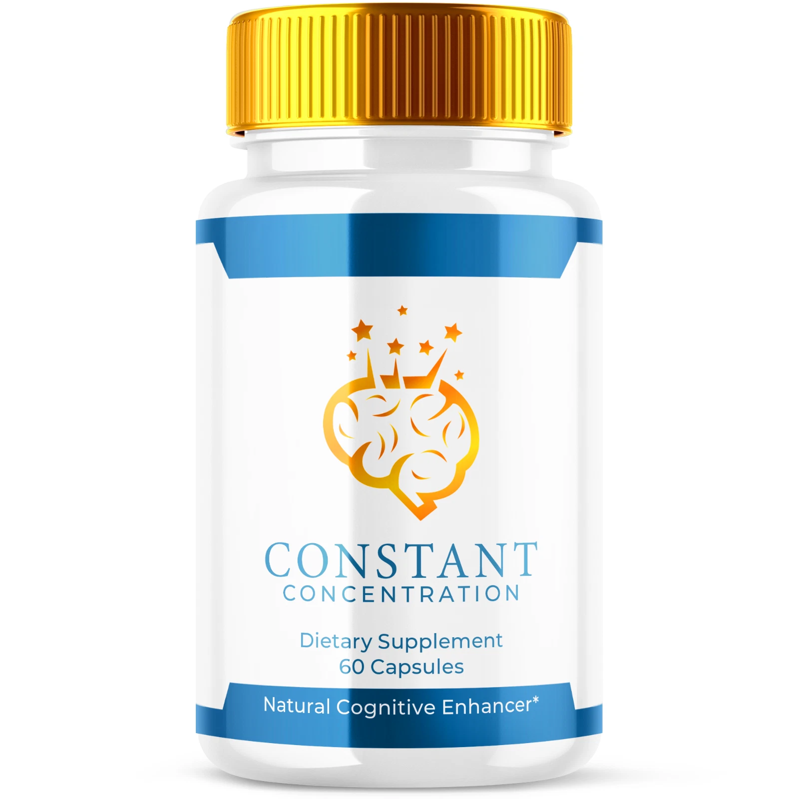 Constant Concentration Advanced Nootropic Formula Brain Health Support 60 Caps
