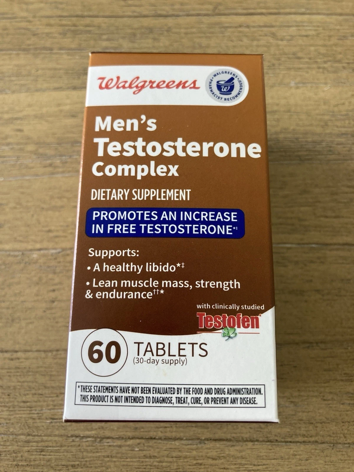 Compare AGELESS MALE MAX Testosterone Booster Testofen 60 Tablets Exp: 02-2026