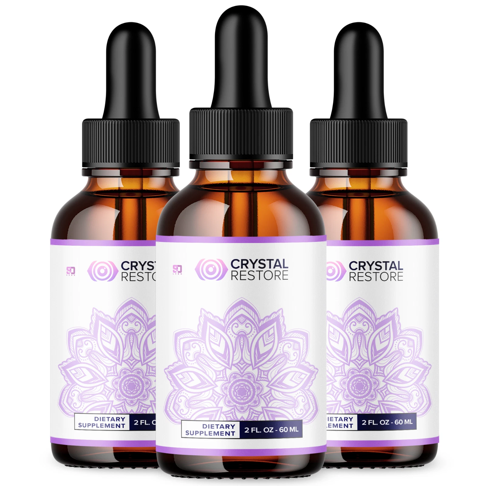 Crystal Restore Blood Drops - Support for Blood and Healthy Living (3 Pack)