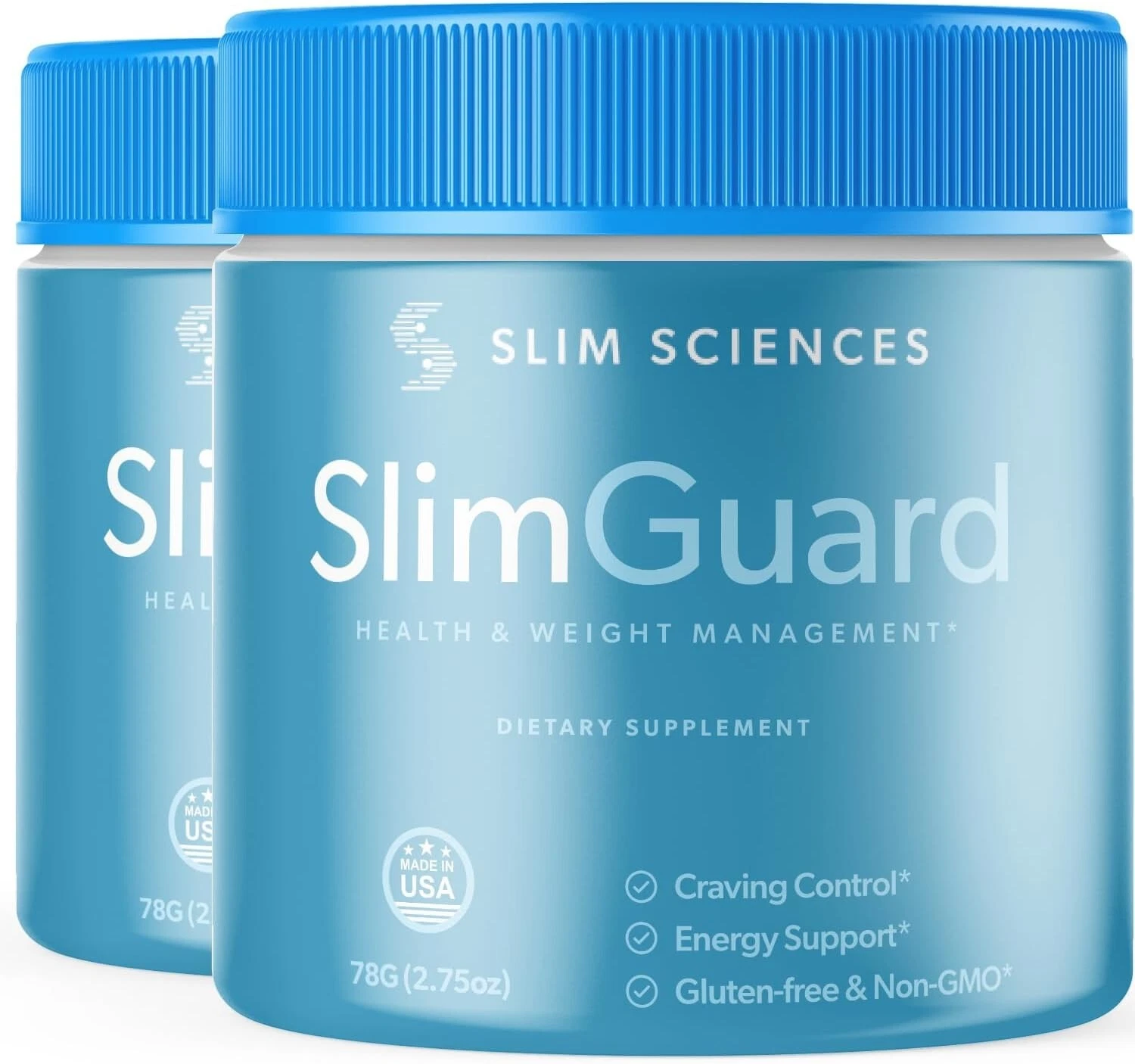 2 Pack - Slim Guard Supplement Powder - Weight Loss Support Formula Shake 2.75oz