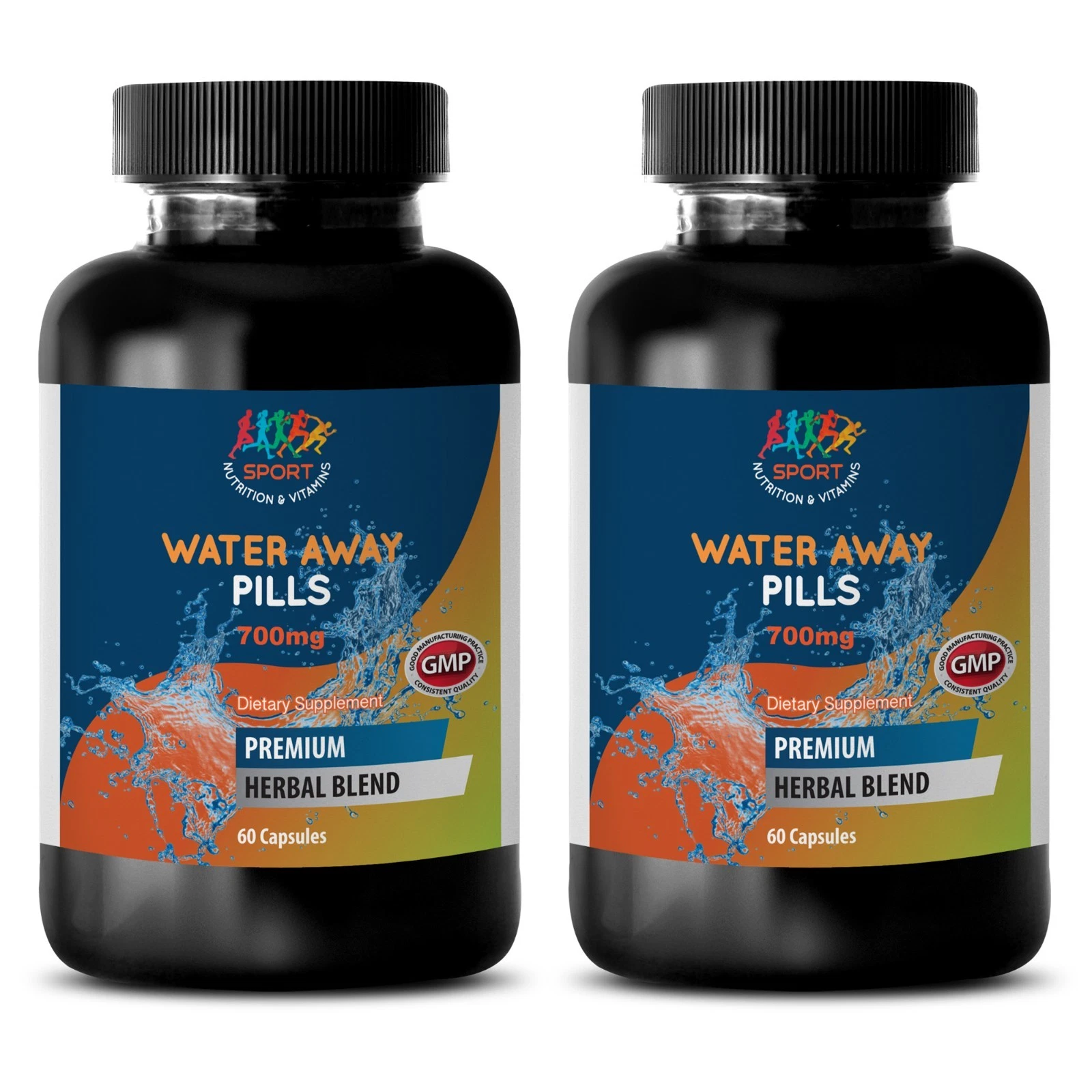 Water Away Pills Reduce Excess Water In The Body. Watermelon 2 Bottles