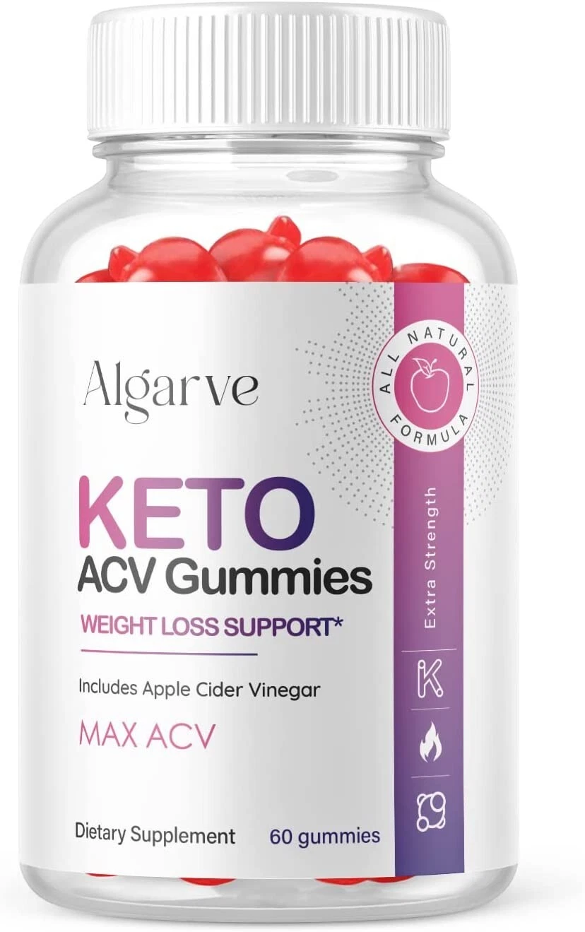 1 - Algarve Keto ACV Gummies, Vegan, Fat Burner, Weight Loss Supplement - 60