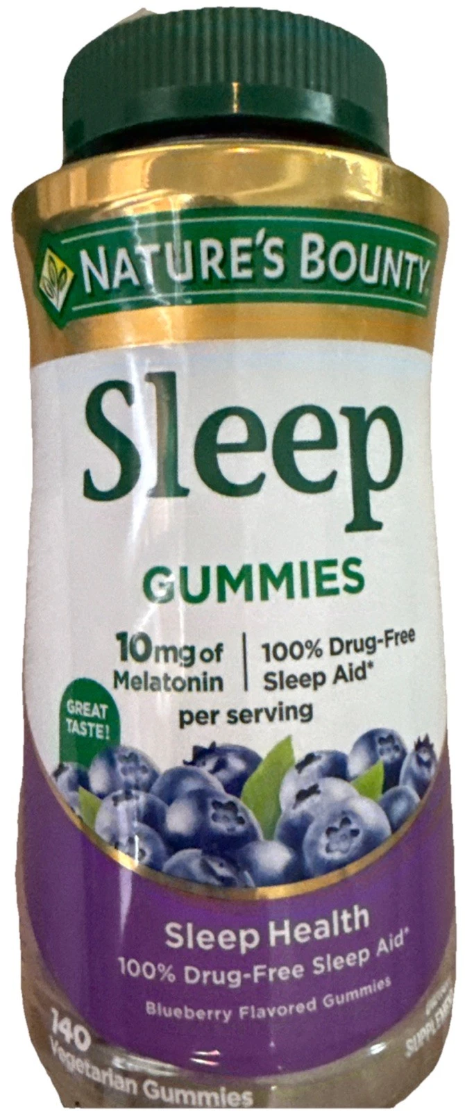 Nature’s Bounty Sleep Gummies With 10 Mg Of Melatonin - 140 Count