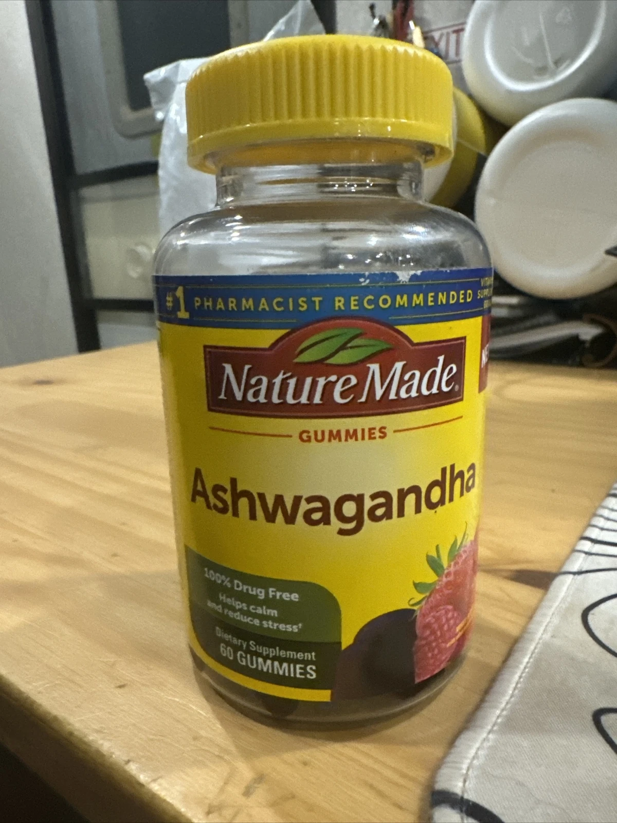 Nature Made Ashwagandha Gummies for Reduce Stress Support 60Ct