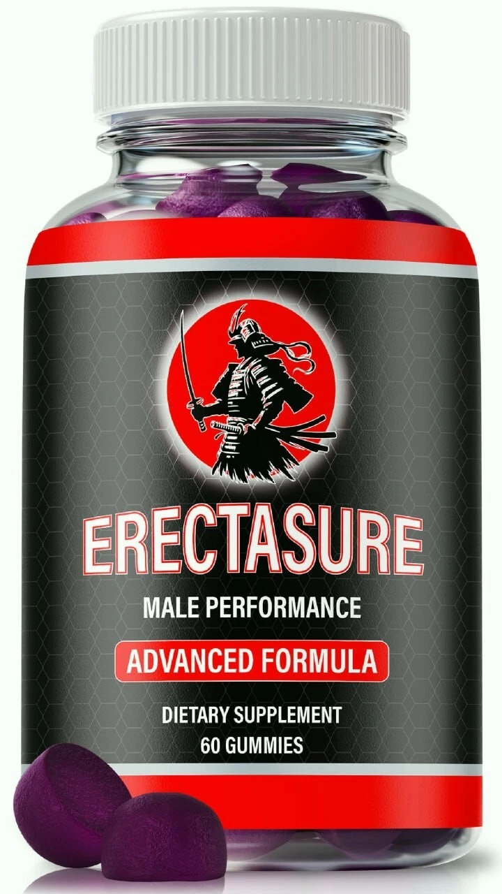 Erectasure Gummies for Men, Male Performance Gummy for Stamina 60ct