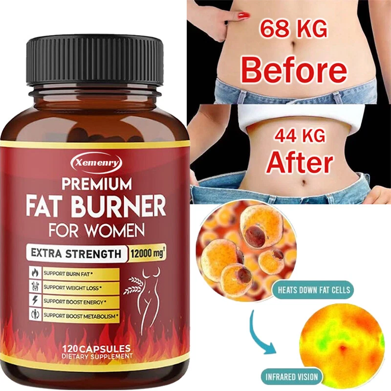 Premium Fat Burner for Women - Weight Loss, Suppress Appetite, Detox