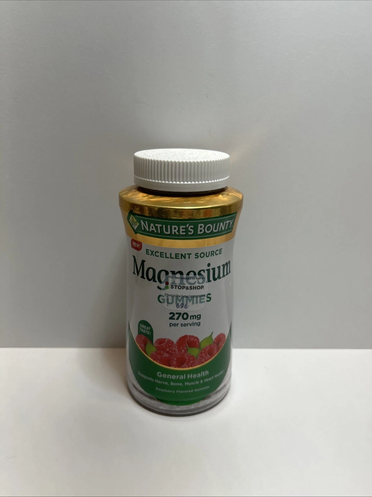 Nature's Bounty MAGNESIUM Gummies, 270mg, Raspberry Flavor, 90 ct