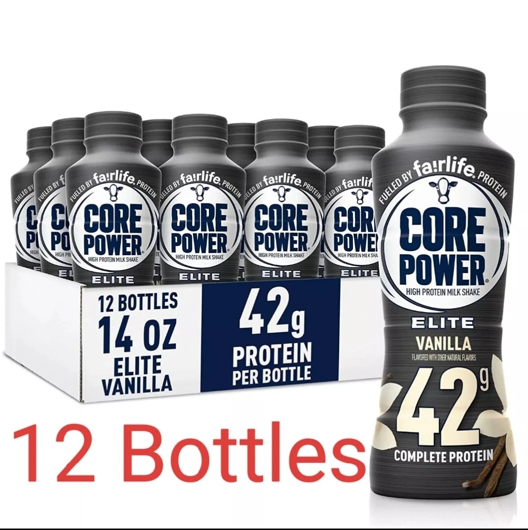 12 CT Fairlife Core Power Elite Vanilla High Protein Shake - Pack of 12 Case