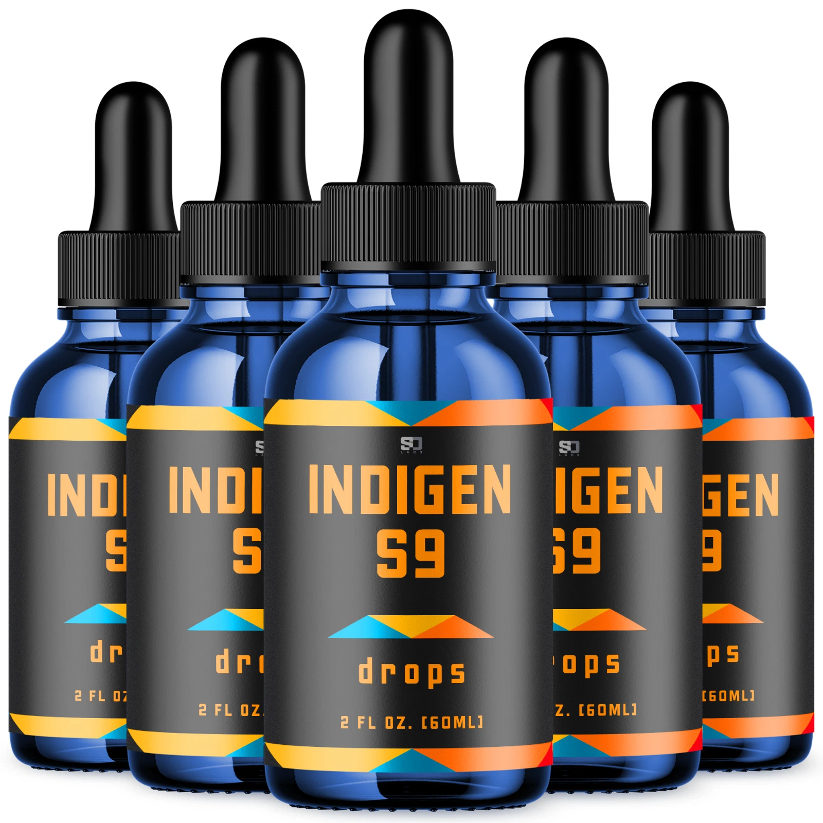 Indigen S9 Blood Drops - Support Blood Health & Balanced Lifestyle - 5 Pack