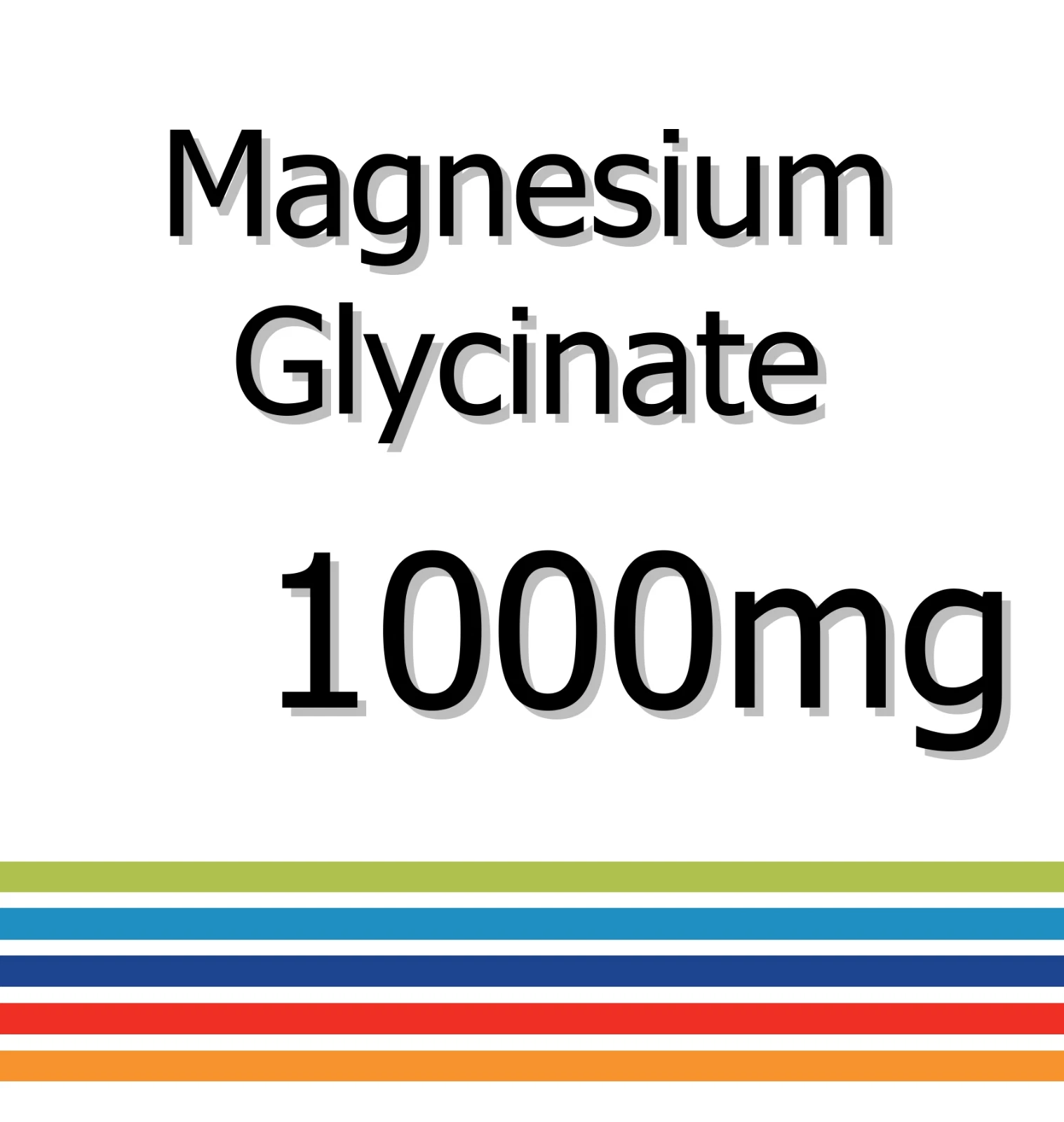 Magnesium Glycinate 1000mg x 90 Tablets - Digestive Ease