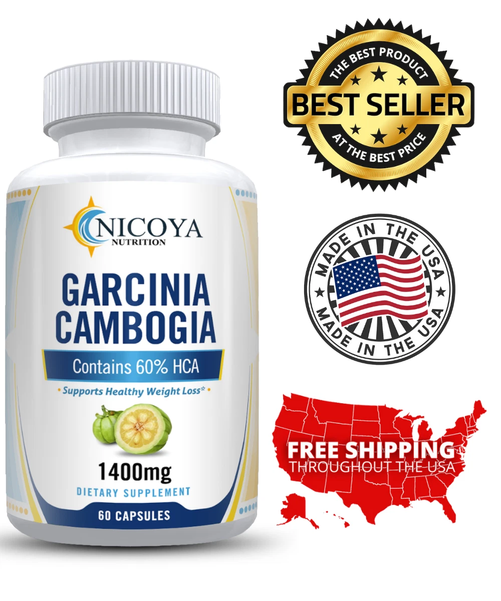 Garcinia Cambogia 1400MG | Weight Loss Management, Energy & Appetite Suppressant