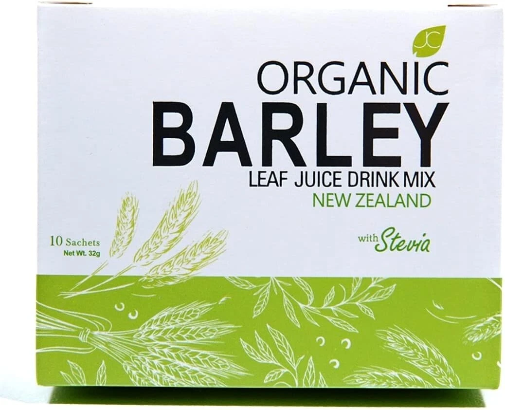 JC Barley Grass Juice Powder Mix with Stevia from New Zealand. (BUY5GET1FREE)
