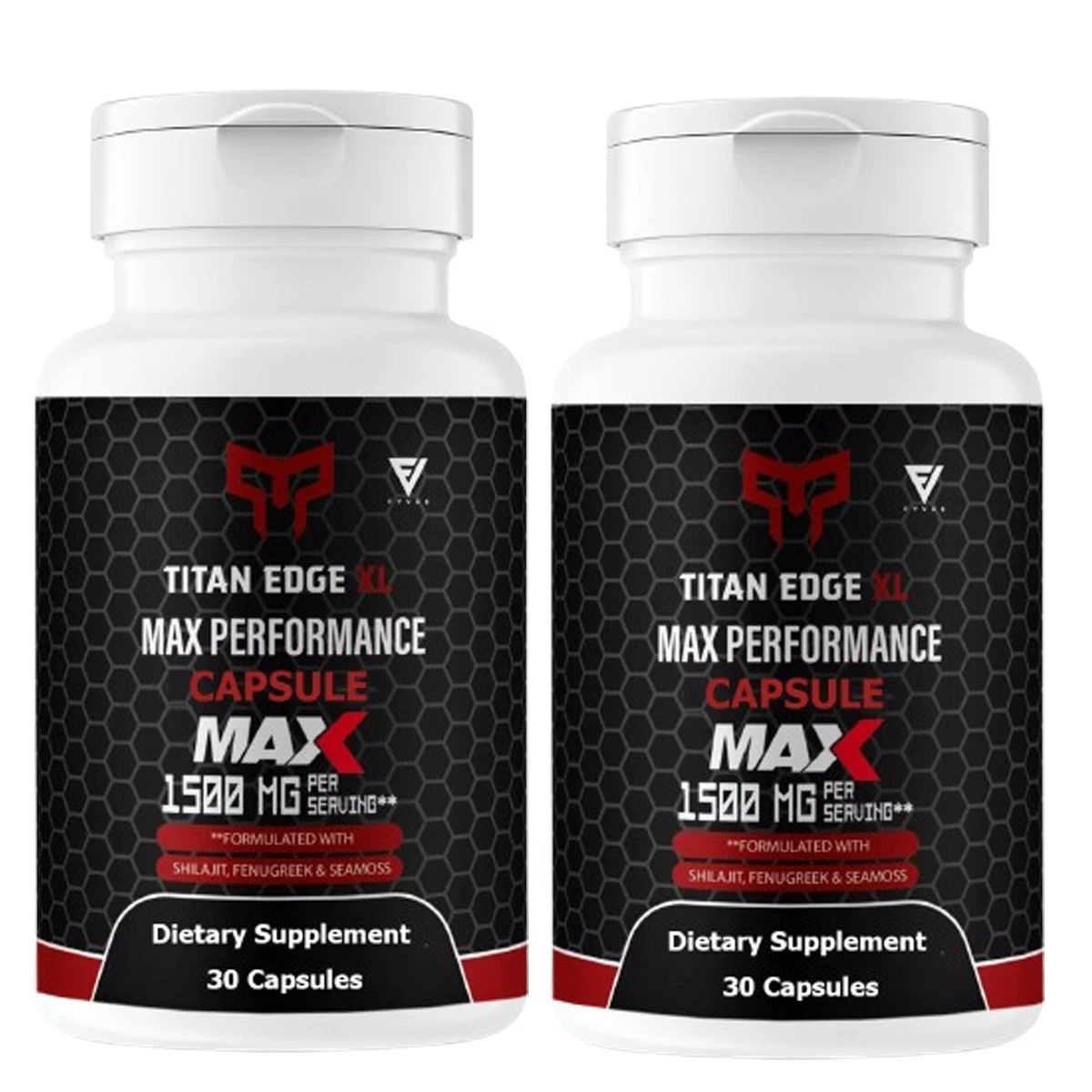 (2 Pack) Titan Edge XL Max Capsules TitanEdge XL Max Supplement (2 Month Supply)