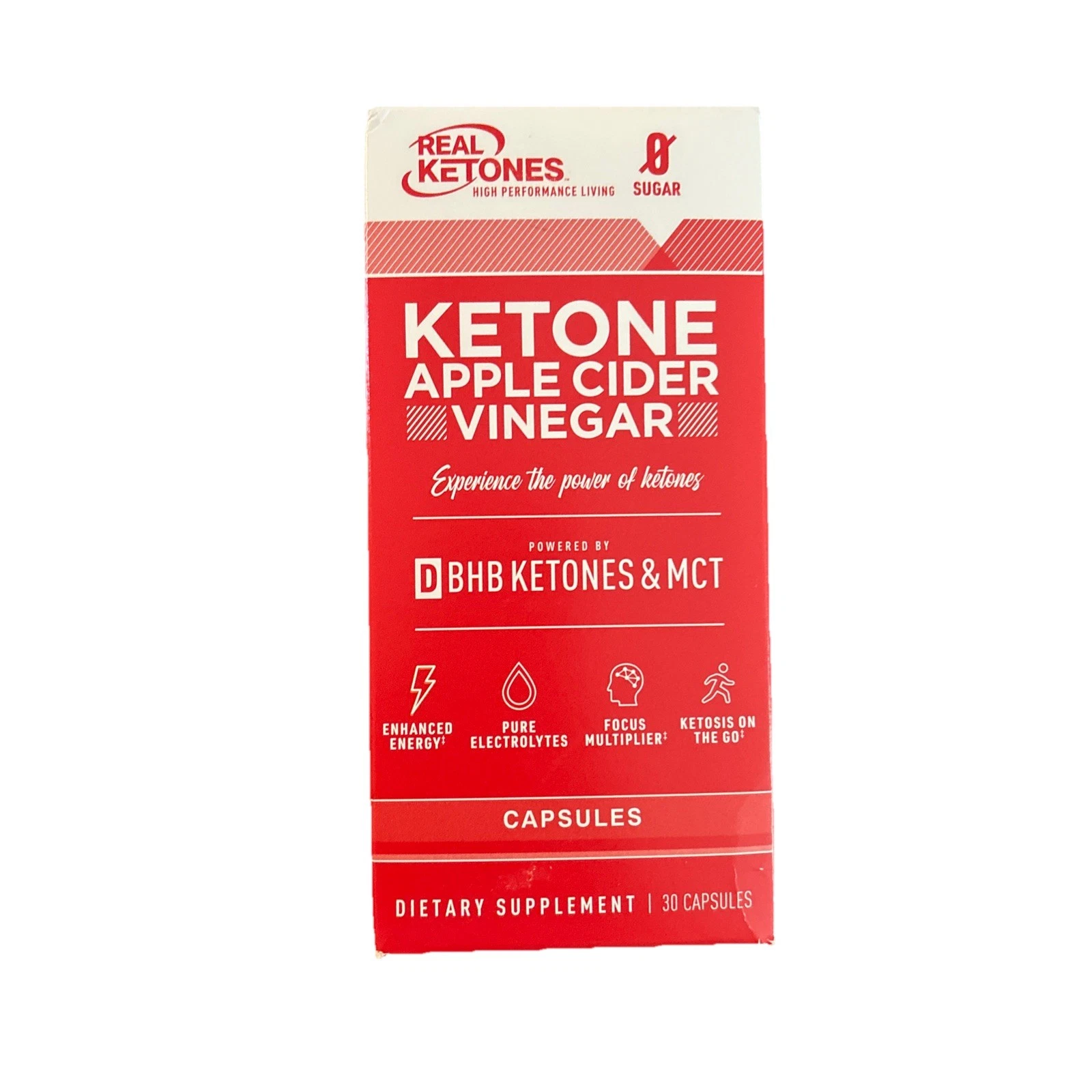 Real Ketones Ketone Apple Cider Vinegar EX 11/2024 FREE SHIPPING