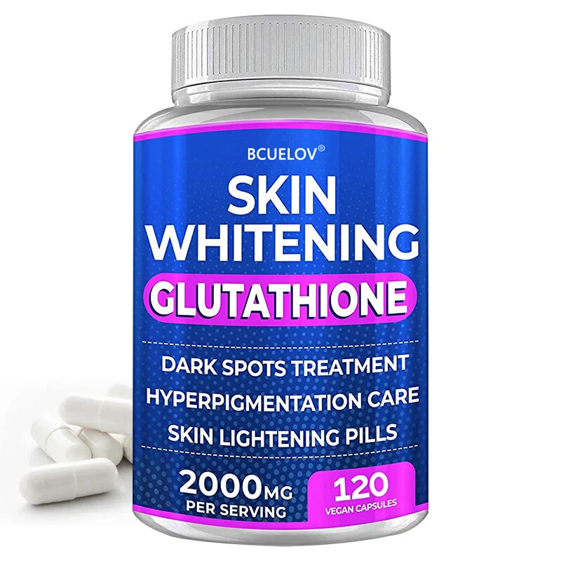 Skin Whitening Glutathione 2000mg Whitening and Brightening 120 Capsules