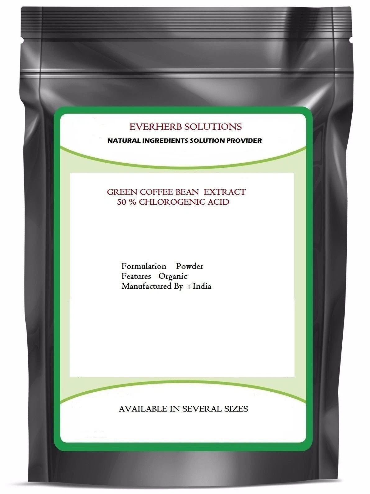 Green Coffee Bean Extract Powder ( 50% Chlorogenic Acid ) Pure & Best Quality