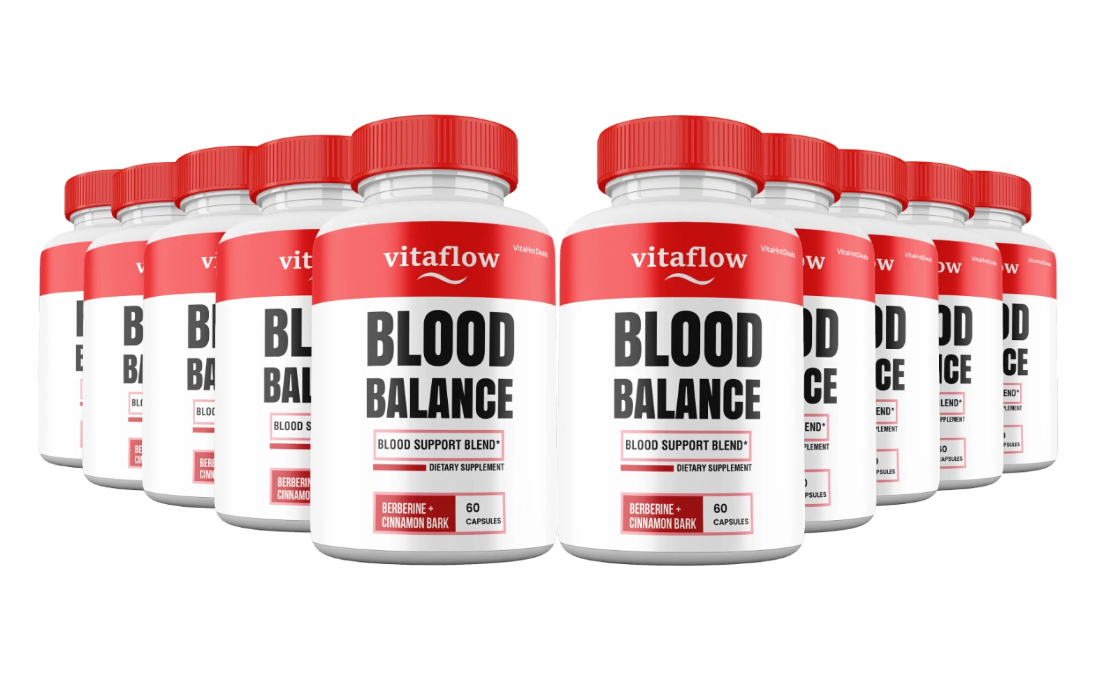 VitaFlow Blood Balance, Max Strength Supplement, Vita Flow Capsules (10 Pack)