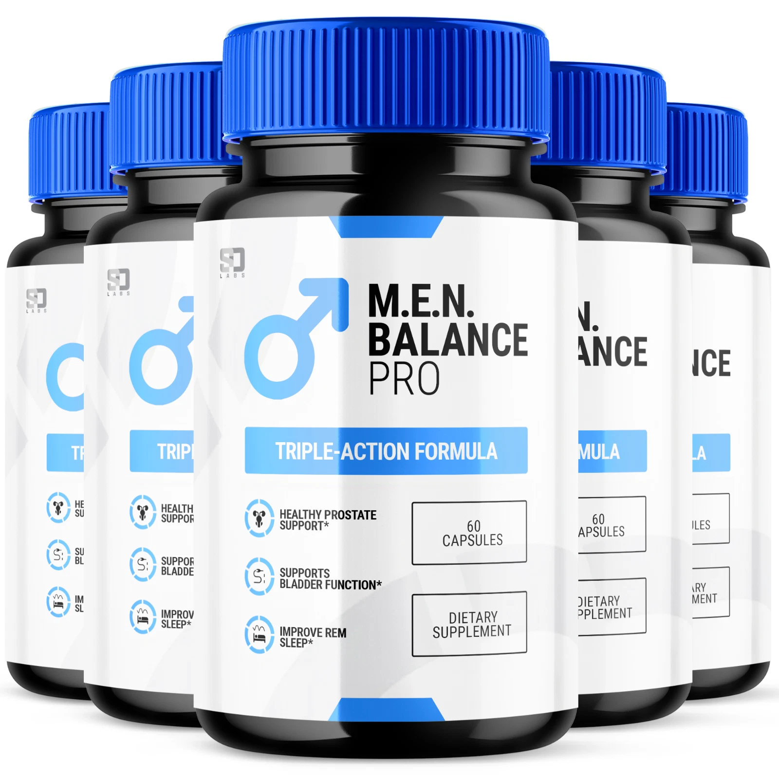 (5 Pack) Men Balance Pro Pills, Maximize Energy, Vitality & Stamina 300 Capsules