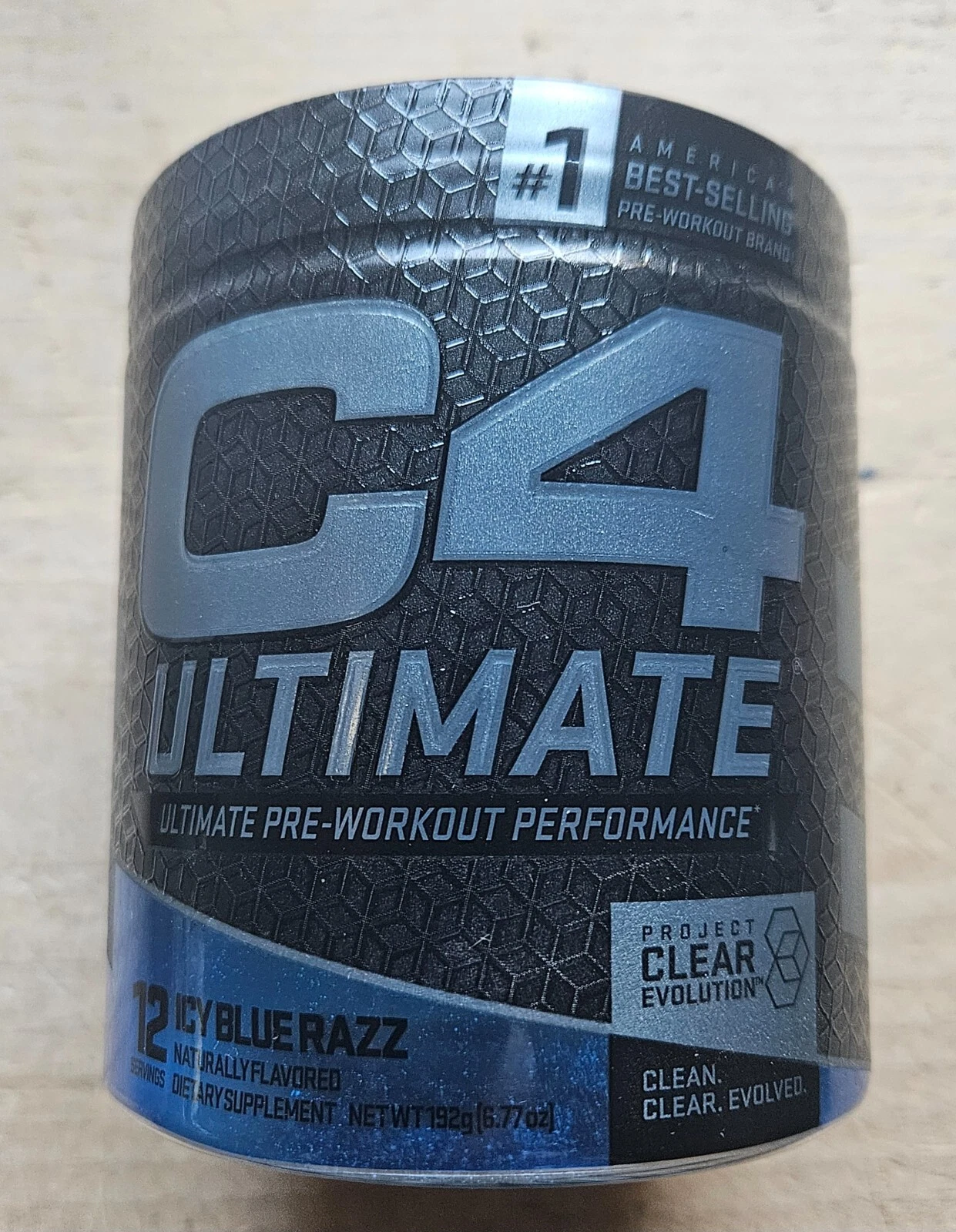 CELLUCOR C4 Ultimate ICY BLUE RAZZ Pre-Workout 12 Servings MAR 2026