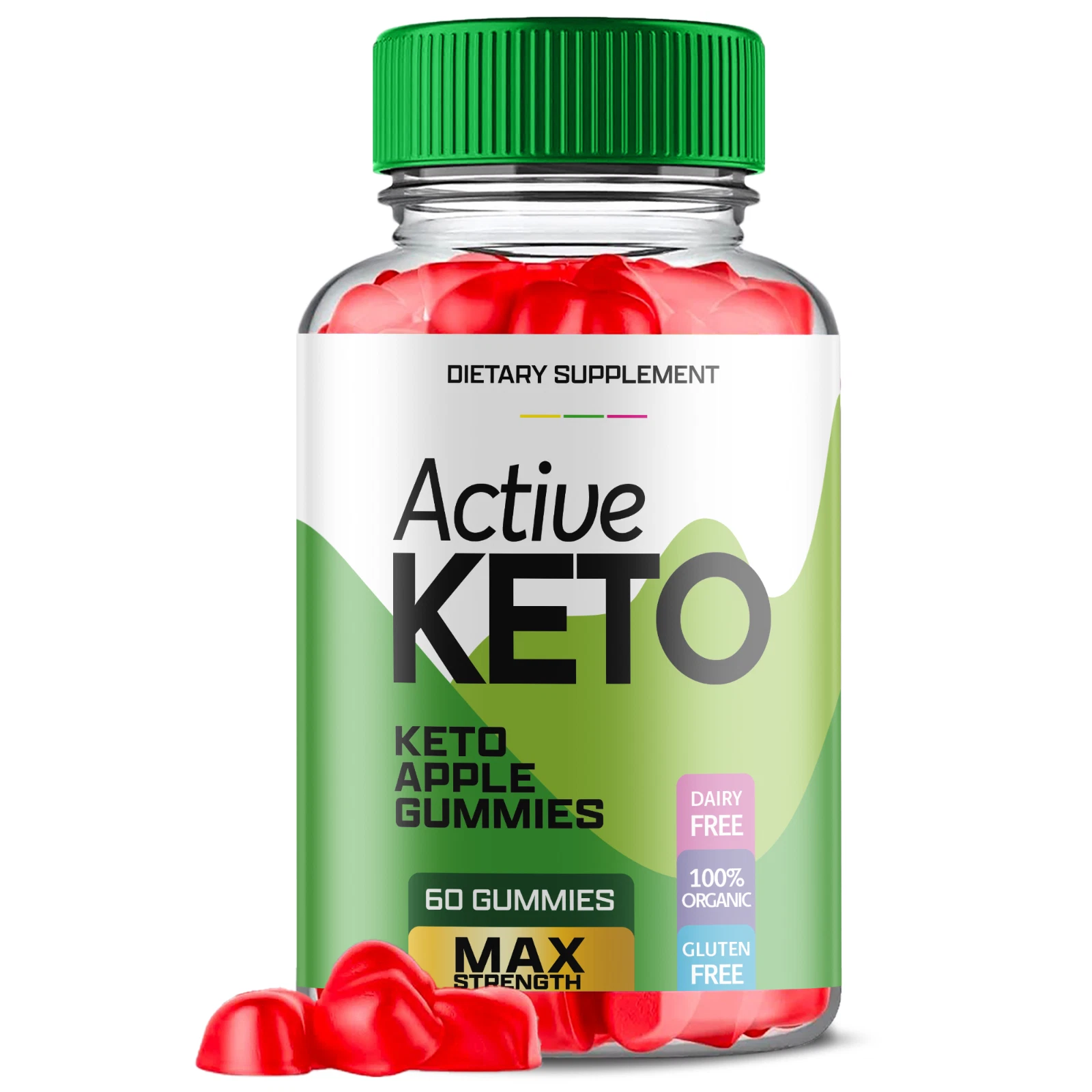 Active Keto Gummies, Active Keto ACV Gummies for Weight Loss (60 Gummies)