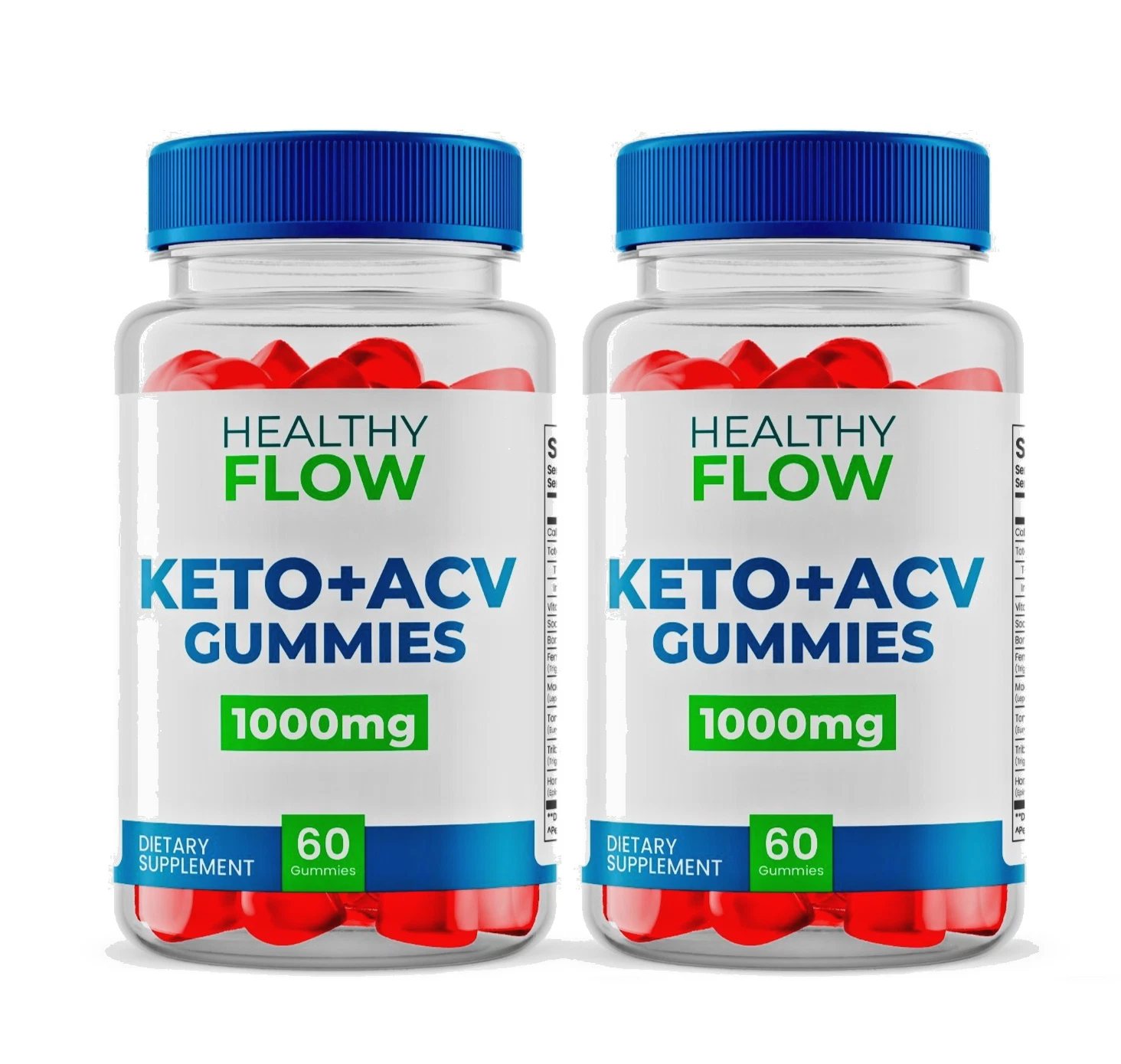 Healthy Flow Keto + ACV Gummies, Healthy Flow Support Gummies 2Pack 120 gummies