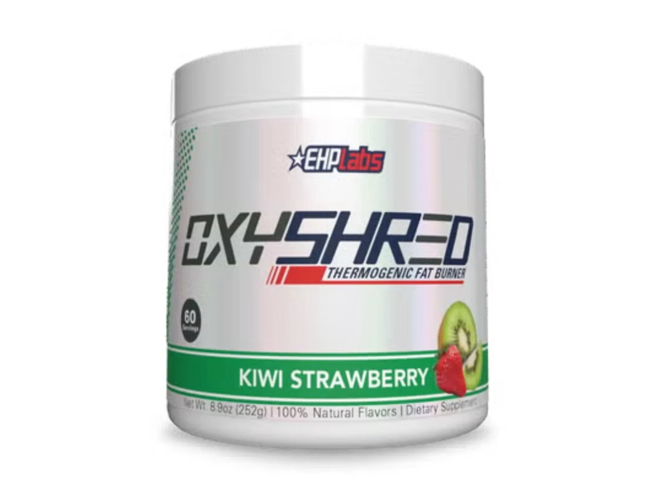 EHP Labs OxyShred Pre Workout Powder - Kiwi Strawberry, 60 Servings