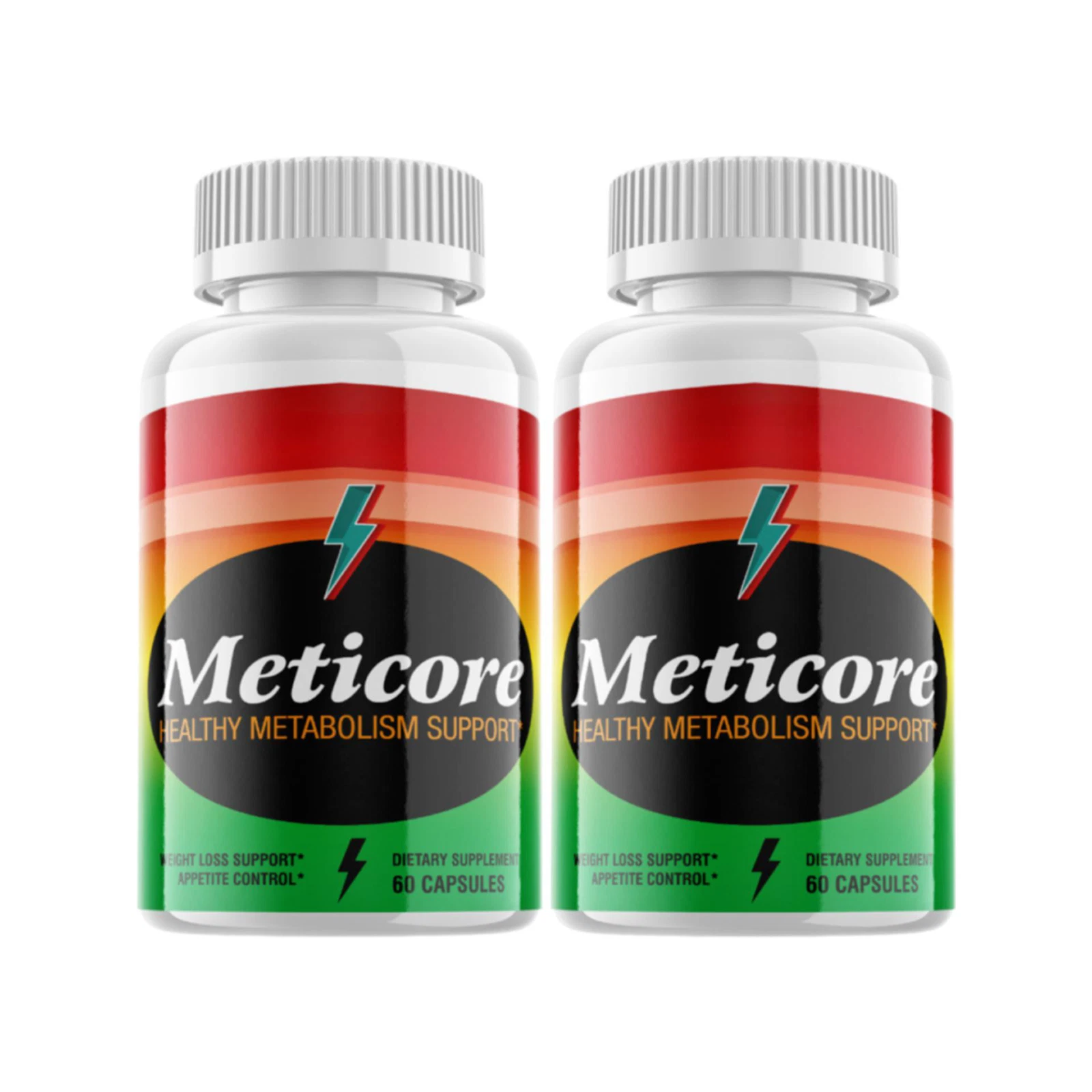 2-Pack Meticore- Weight Loss Supplement for Weight Management-120 Capsules