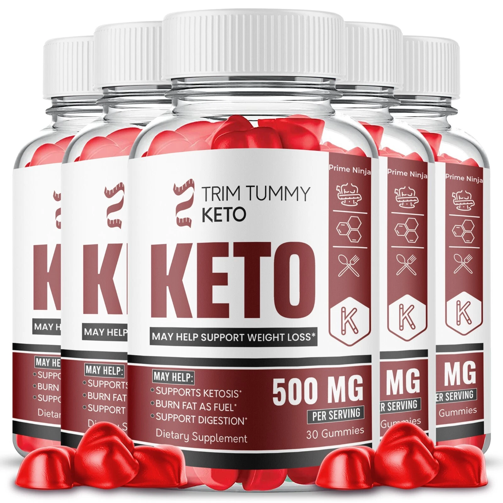 Trim has keto ACV gumik, trim has ACV Max Strength hivatalos (5 csomag)