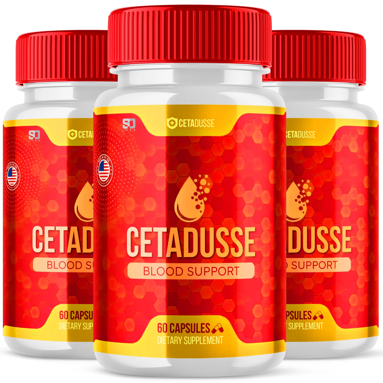 Cetadusse Support Blood Health - Daily Wellness and Balance (3 Pack)