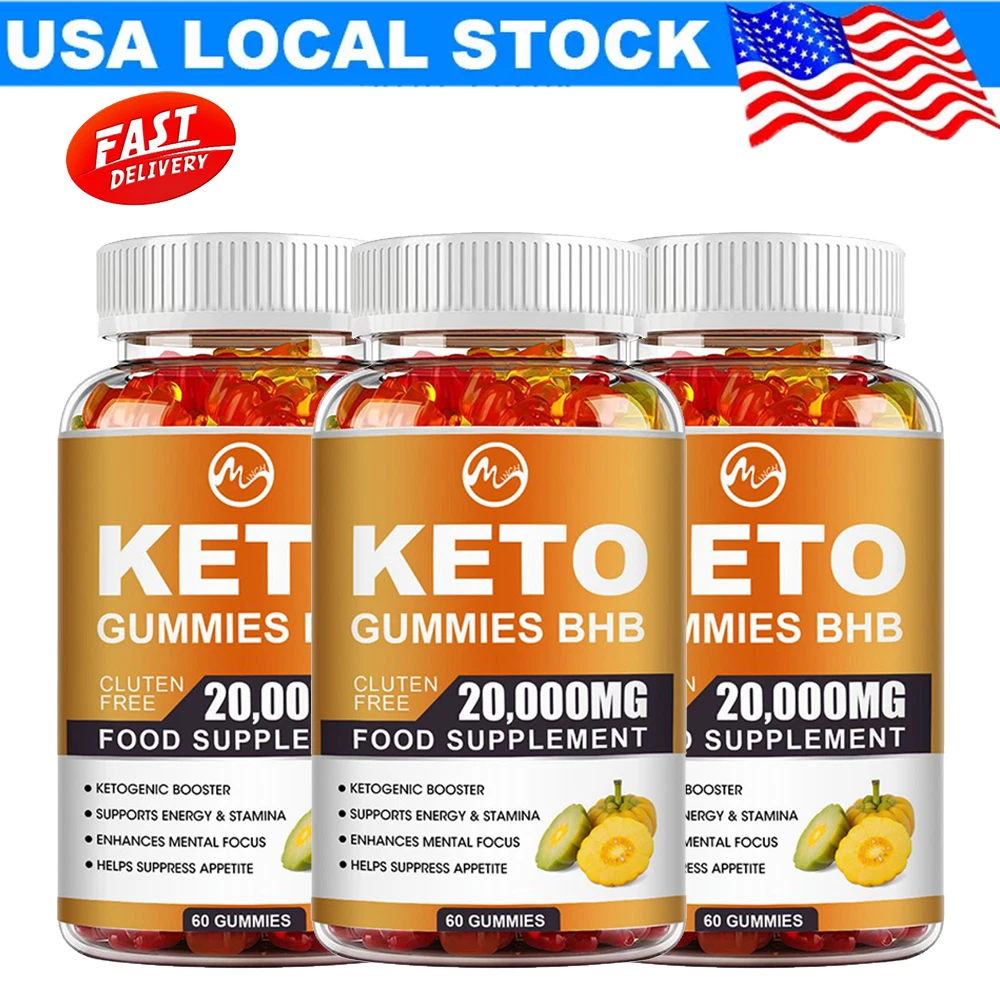 Keto ACV Gummies - 20000MG BHB Weight Loss Fat Burner Appetite Suppressant