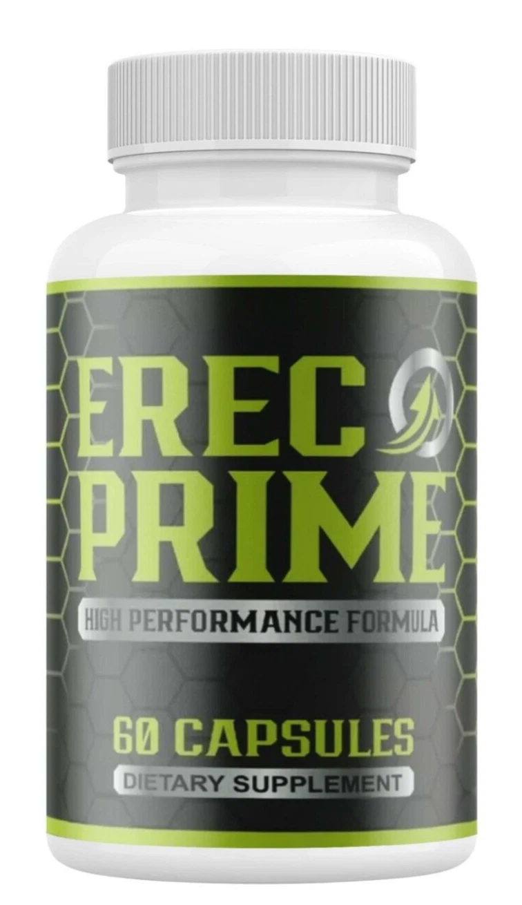 Erec Prime Men Pills - Erec Prime Male Vitality Supplement - 1 Pack