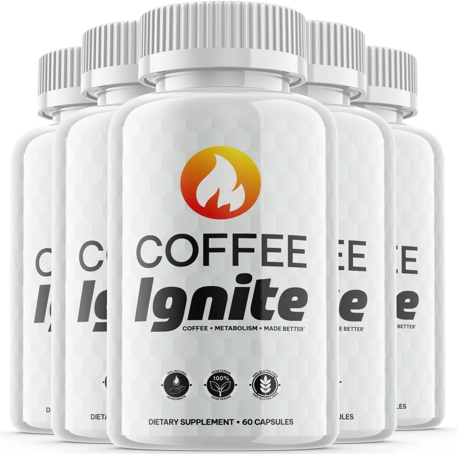 5-Coffee Ignite Pills, Weight Loss, Fat Burner, Appetite Suppressant Supplement