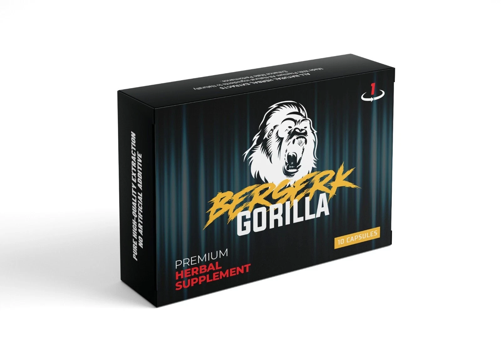Berserk Gorilla- Powerful Male Performance-Strength and Longevity 10 Capsules