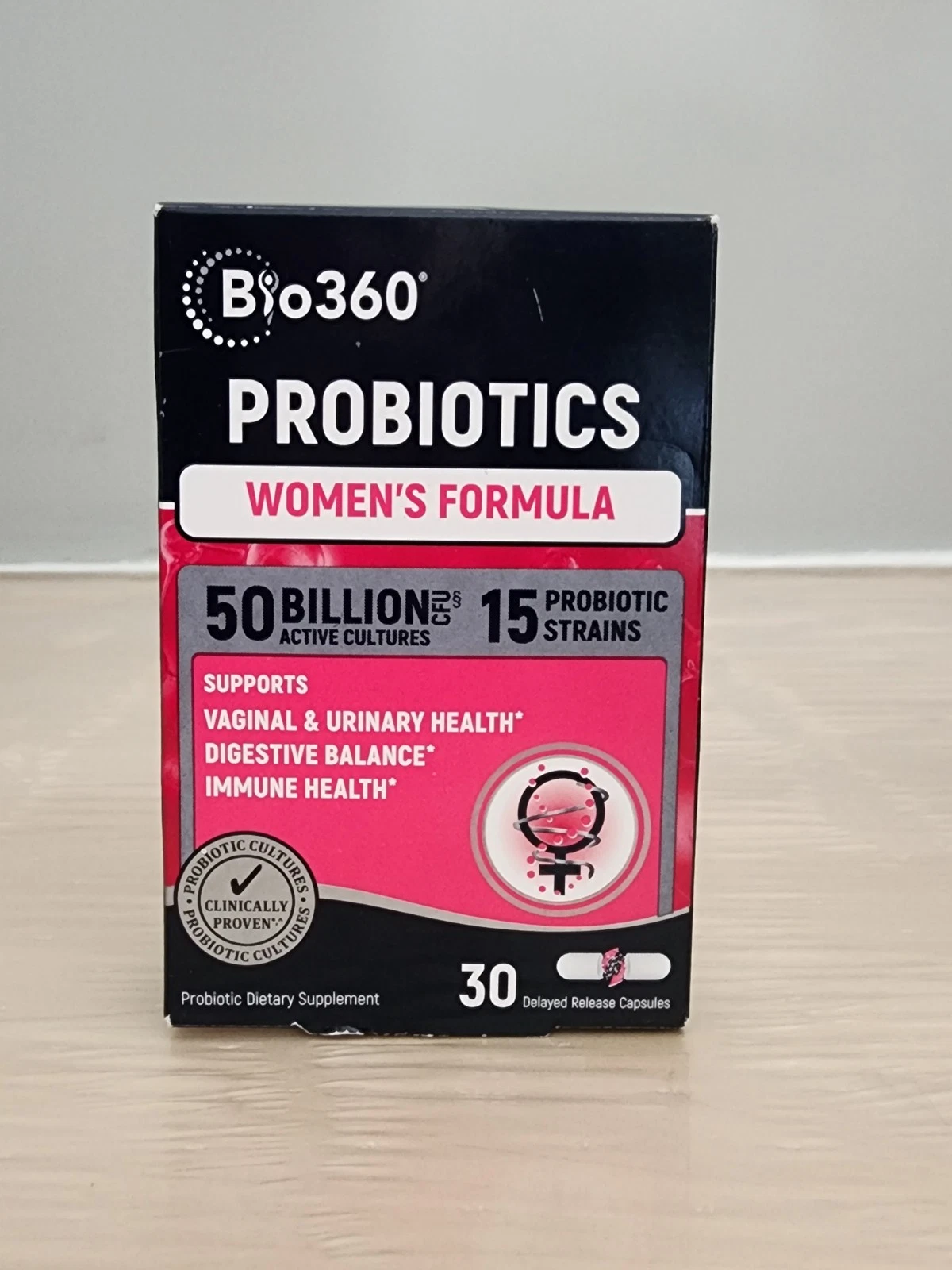 Bio360 Probiotics Women Formula Daily Probiotic 30ct , New