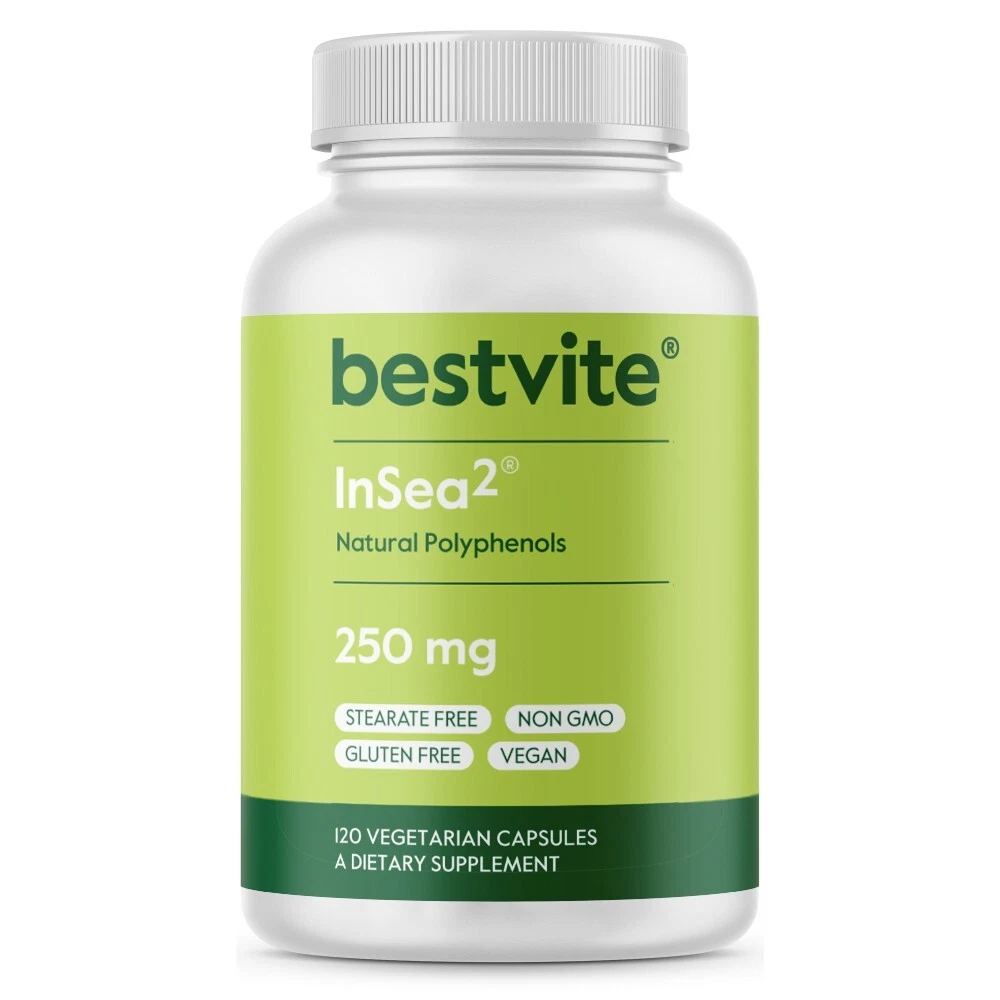 InSea2 250mg(120 Veg Capsules)-Clinically Researched for Blood Sugar Support