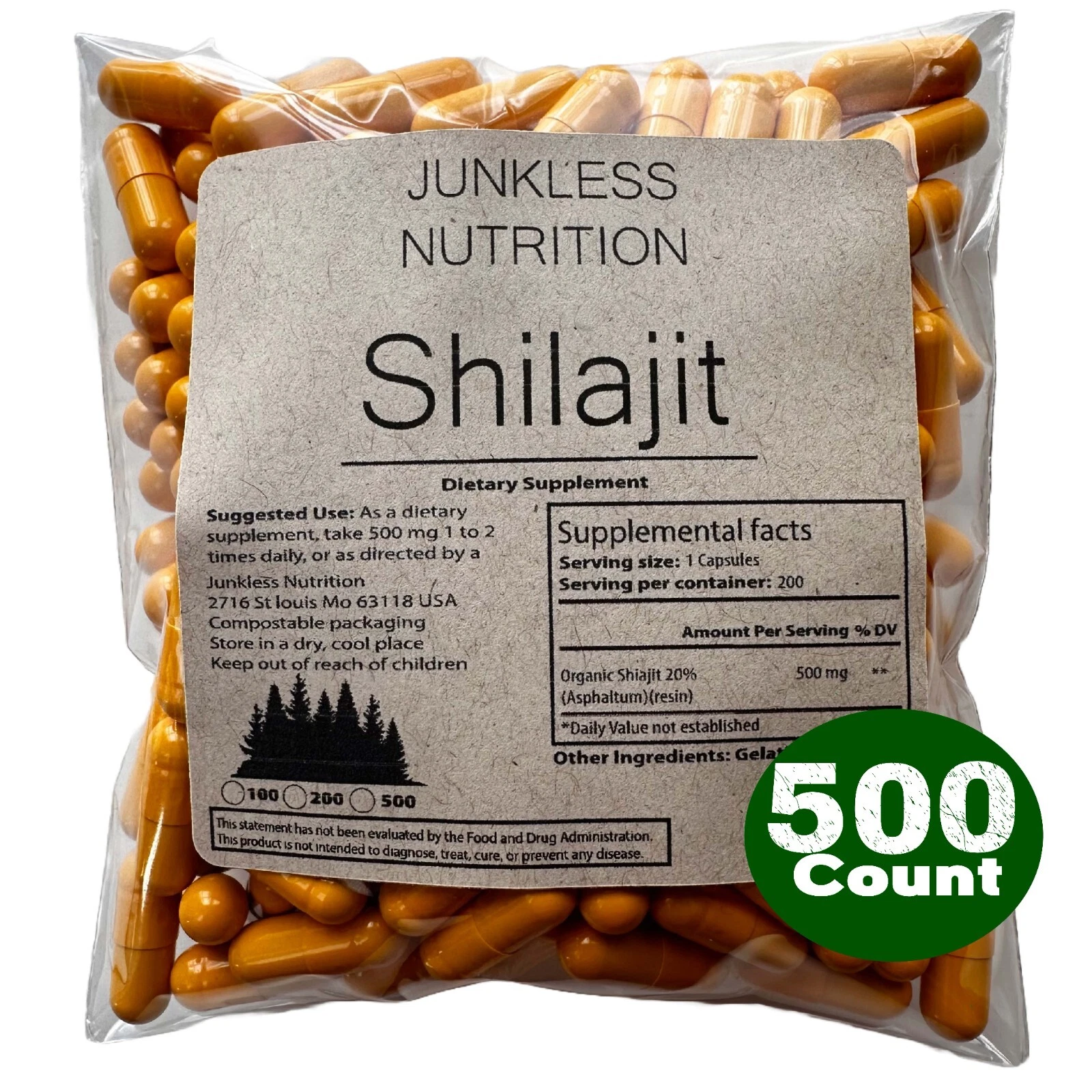 Dynamic Vitality Shilajit Pure 100% Himalayan Organic Resin Natural US NEW