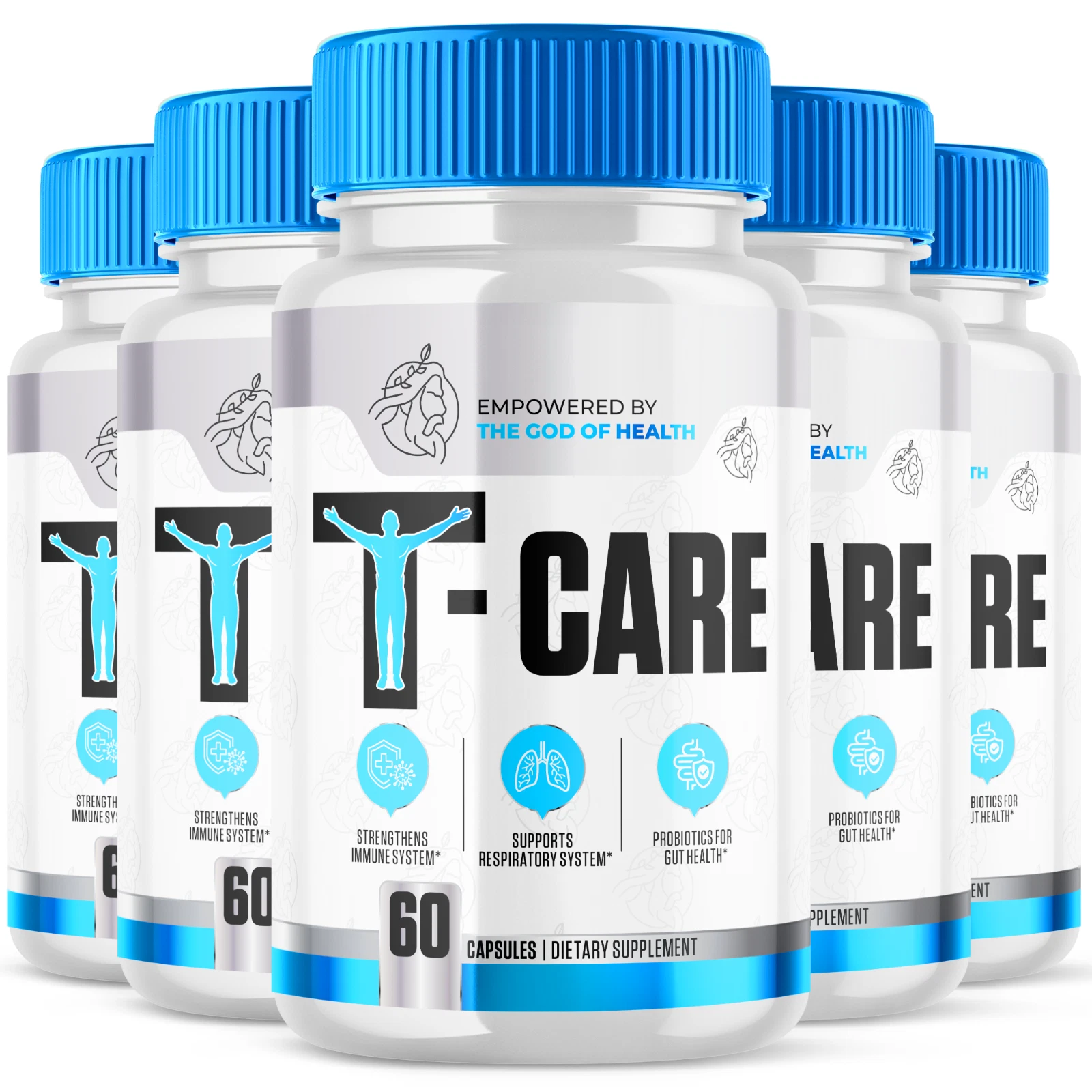 T-Care Advanced Support Vitamin Maximum Strength Supplement for Men 300 Capsules