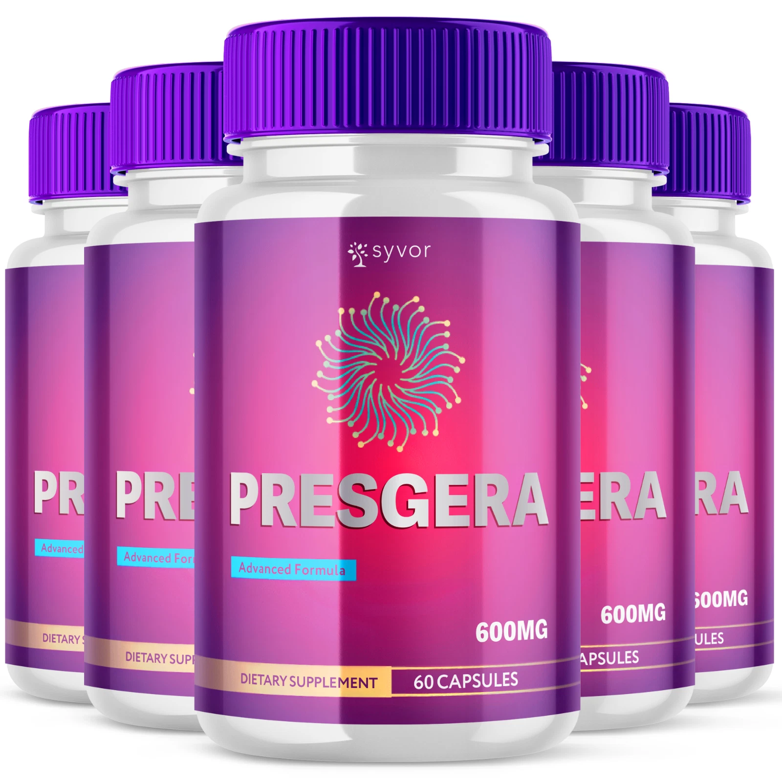 Presgera Advanced Nerve Support Formula Maximum Strength Vitamin 300 Capsules