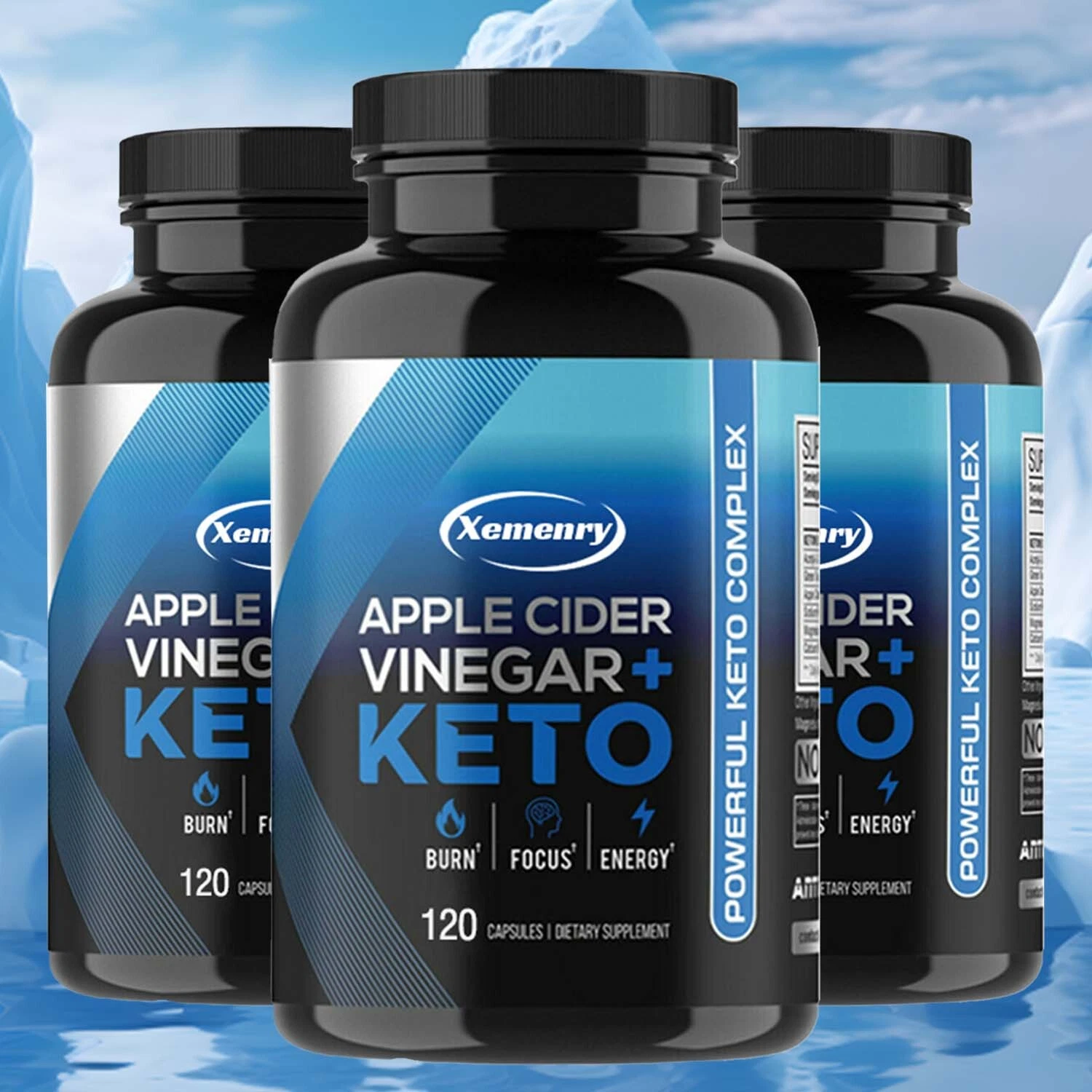 Apple Cider Vinegar + Keto - Weight Loss, Detox, Appetite Suppression, Green Tea