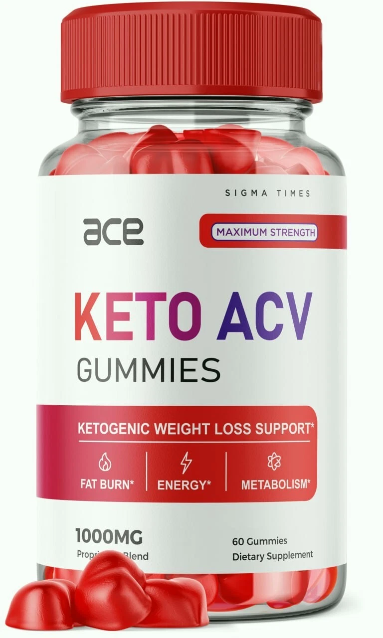 (1 Bottle) Ace Keto ACV Gummies, Ace Keto ACV Gummies for Fast Weight Loss