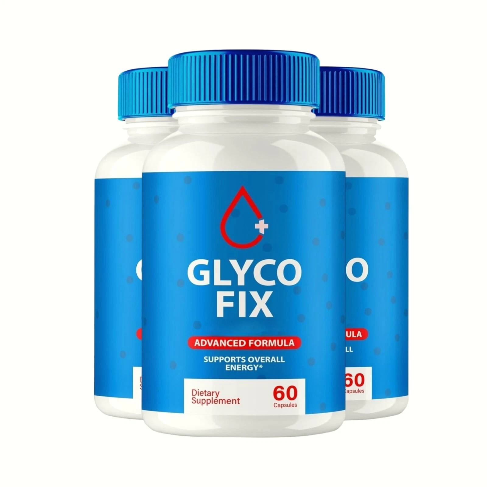 3-Pack Glyco Fix Blood Support to Maintain Blood Levels, Glycofix - 180 Capsules
