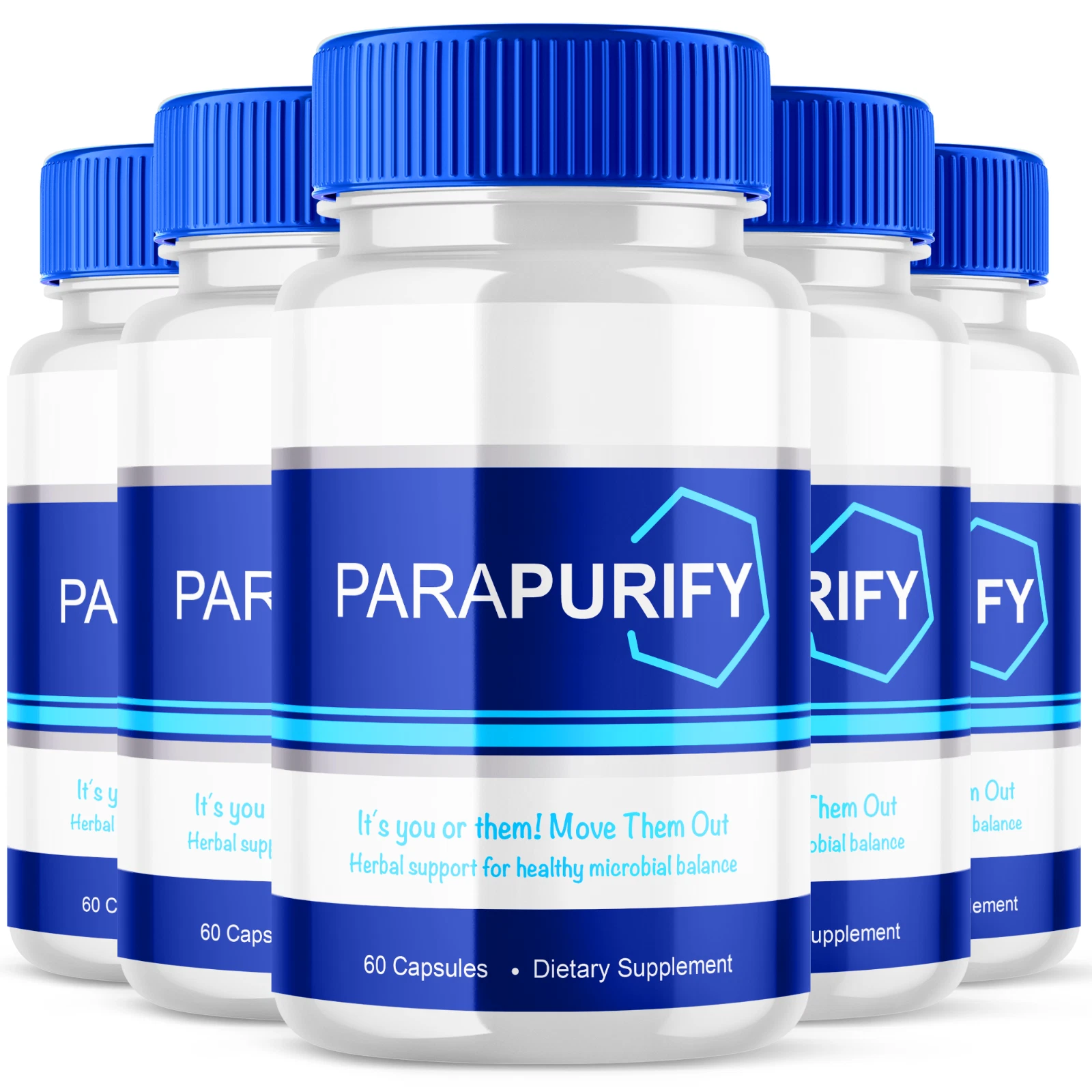 Parapurity Natural Cleanse Advanced Gut Support Vitamin Supplement 300 Capsules