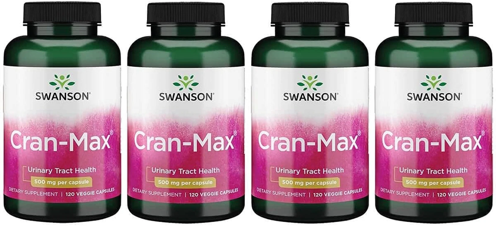 Cran-Max 500 Mg 120 Veg Caps 4 Pack