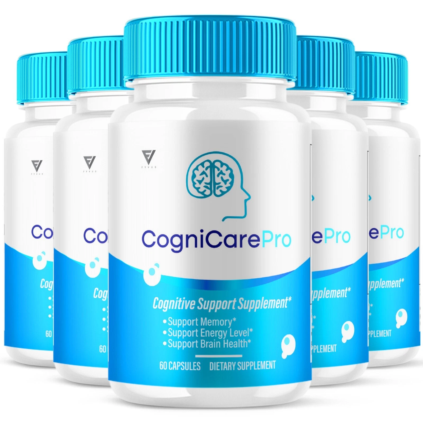 (5 Pack) Cognicare Pro For Brain Health Review, Cogni Care Pills (300 Capsules)