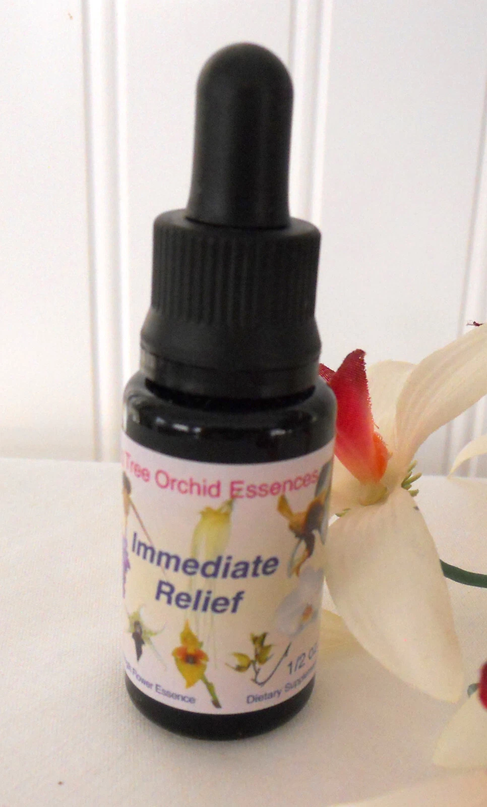 Living Tree Orchid Essences IMMEDIATE RELIEF 15 ml 1/2 oz