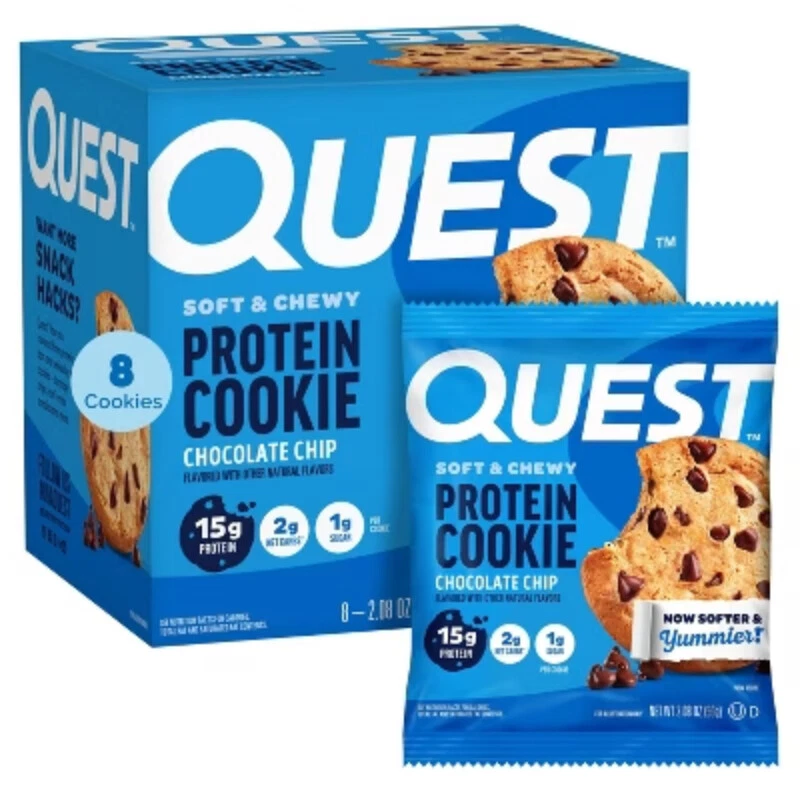 Quest Nutrition 15g Protein Cookie - Chocolate Chip Cookie